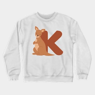 Animal alphabet K Crewneck Sweatshirt